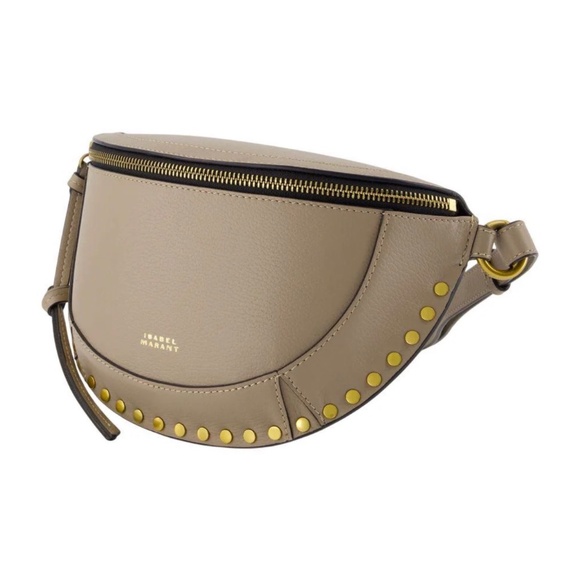 Isabel Marant Skano crossbody sling belt bag taupe - Picture 2 of 4